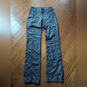 Athleta Metro Space Dye Gray Yoga Pants, S small